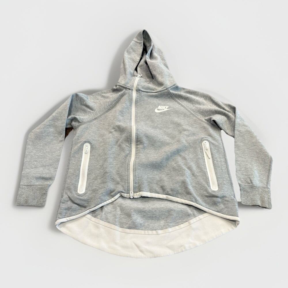Nike Sportswear Tech Womens Fleece Full-Zip Cape Hoodie Size S 930757-063 $130